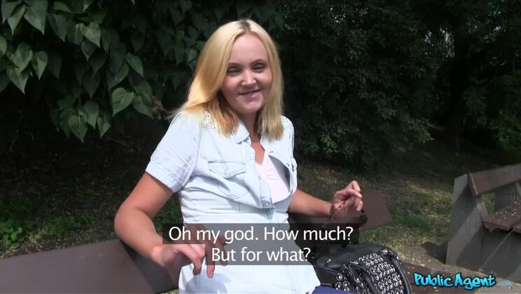 Blonde's Bus Stop Pussy Pounding