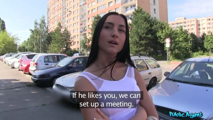 Raven-Haired Teen Angel in White