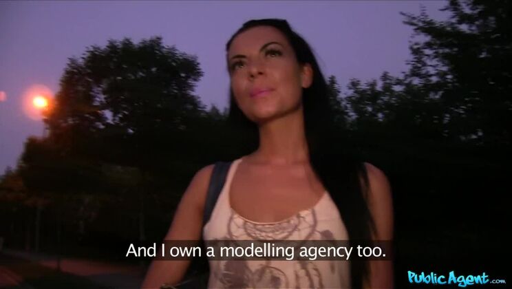 Fit babe sucks and fucks to get on tv