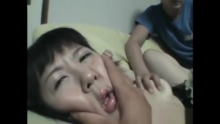 A Japanese Couple Gets Kinky On The Couch