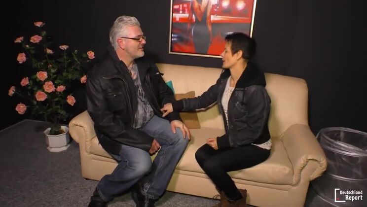 German Mature Amateur Sandra - Hot Pickup & Creampie