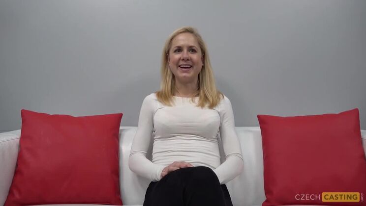 Blonde Katka's Alluring Audition
