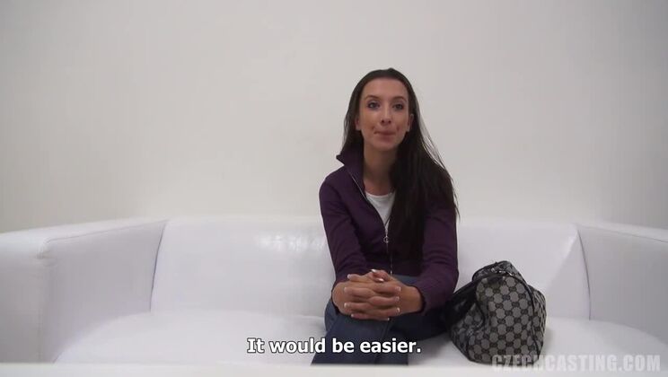 Adela: The Czech Brunette in a Steamy Casting