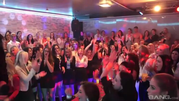 Big-Titted Blonde MILF Hosts Raunchy Orgy with Stocking-Clad Strangers