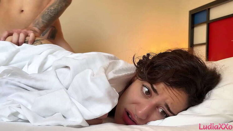 SHOCKING! StepMom and StepSon's Forbidden Sleepover: Real Orgasms & Huge Cumloads