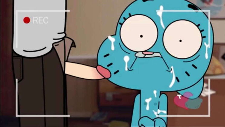 Uncensored Gumball Toon Action: Blowjob & Handjob 3D Hentai
