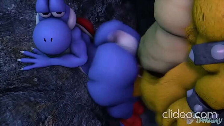 Bowser Drills Yoshi's Tight Booty