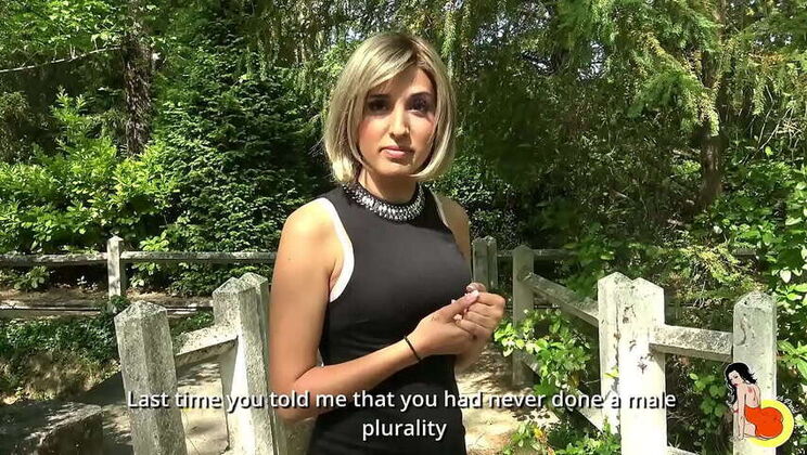 Amazing Blonde MILF Experiences Intense Double Penetration