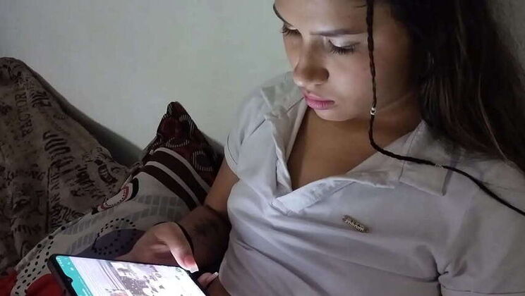 I Invited My Stepsister for a Movie and Ended Up Cumming on Her Back (Part 1)