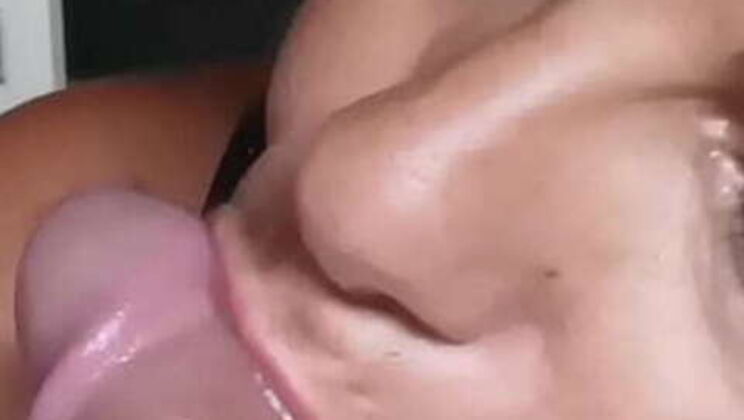 Step-mom Jones Visits for a Milk-fueled Blowjob