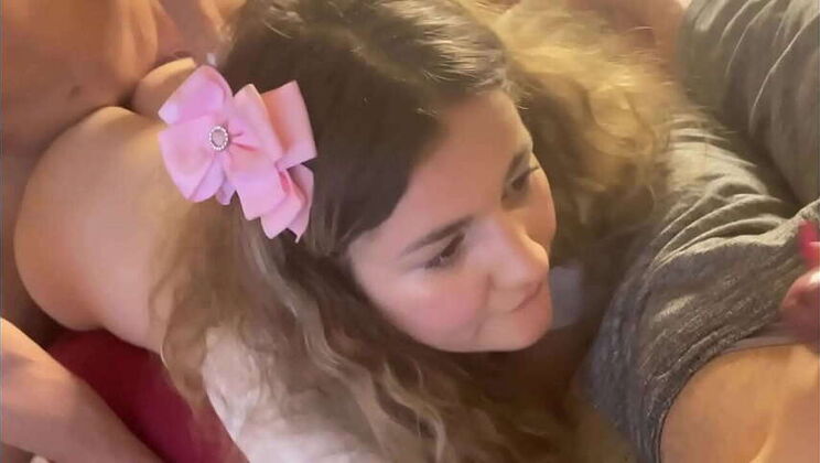 Blonde Amateur Wife Turns Husband into Cuckold with Big-Boobed Lover!