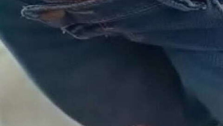 I surprise him in the bathroom with my big ass