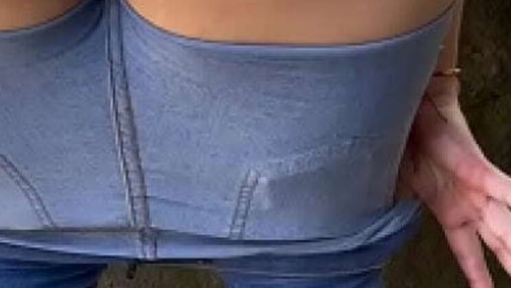 Sexy Step-Sister Takes it Outdoor