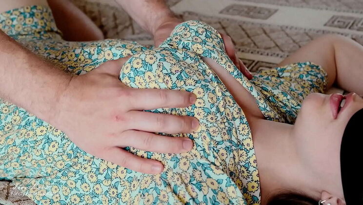 Big Tits Wife Loves Nipple Licking to Orgasm