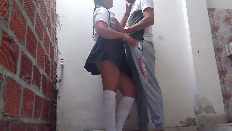 Large Backside Student Takes It All in an Outdoor Education Setting