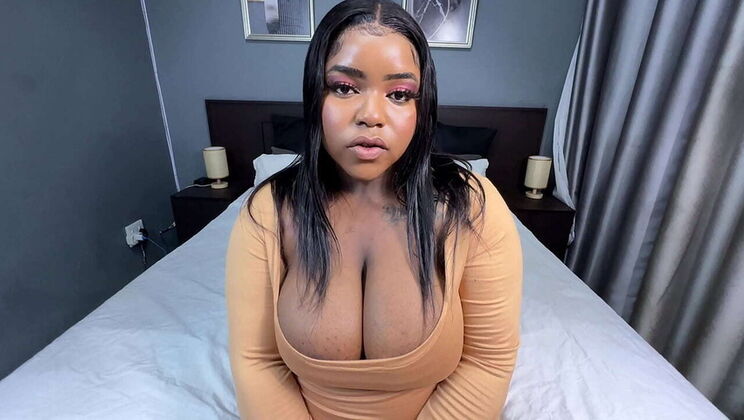 Black Beauty Gets Creamy Missionary Fuck with White Stud