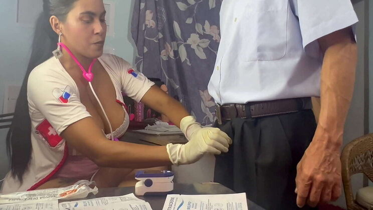 Dirty Doctor Delight, Stepbrother's Cum for Busty Patient's Pleasure