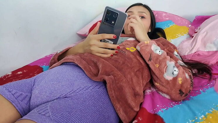 Rosibel Takes Stepdad's Cream Without Protection