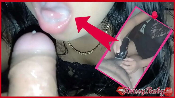 Hot Latina Brunette Sucks Dick and Swallows Cum - Homemade POV Blowjob