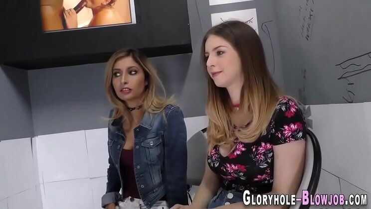 Gloryhole Anal Creampie with Jade Jantzen and Stella Cox