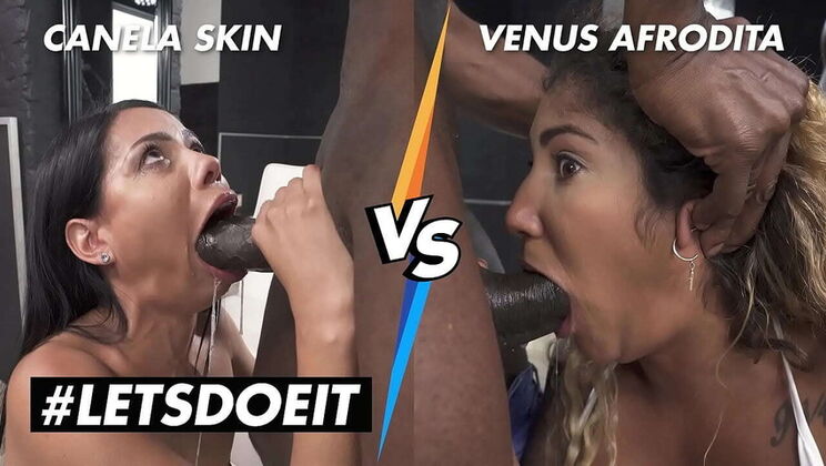 Canela Skin vs Venus Afrodita: Latina Anal Showdown with BBC and Big Tits