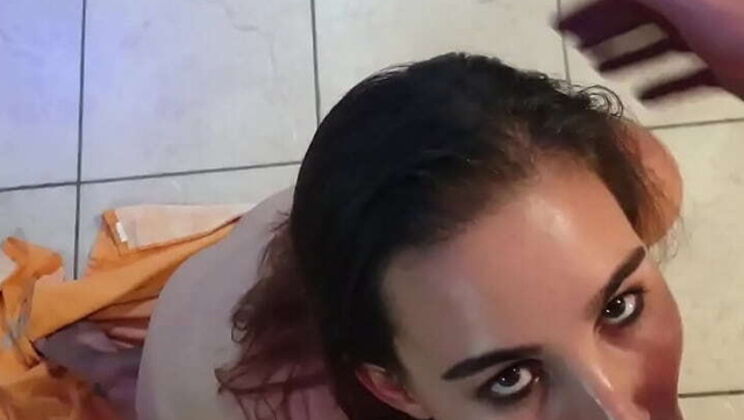 Teen Slut Surprised with Deepthroat Piss Facefuck