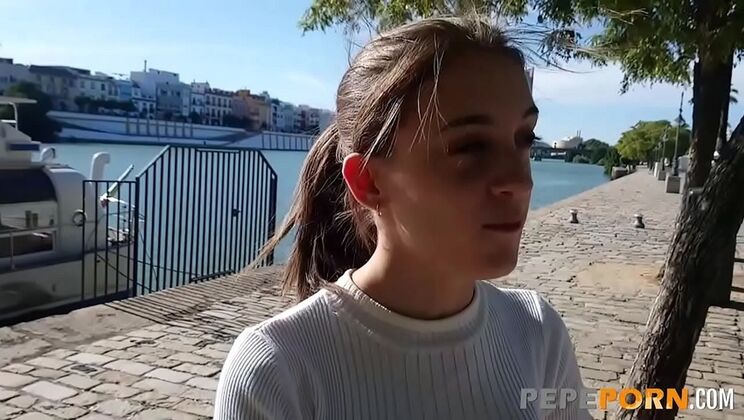 Innocent Anita's First Threesome with Two Young Guys - Blowjob & Cumshot Fun