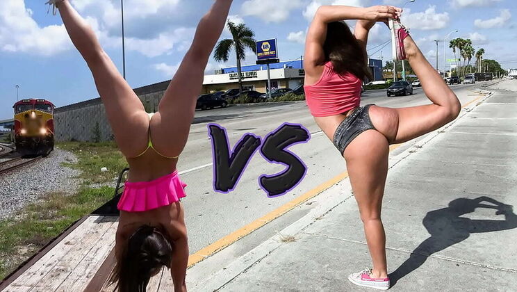 BangBros: Abella Danger vs Kelsi Monroe - Big Ass Battle in Miami
