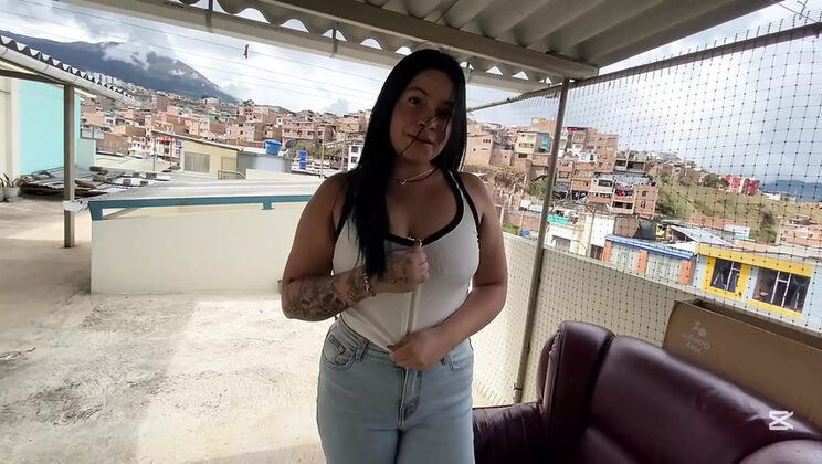 Neighbor Coco Camii Begs For Anal Again - Big Ass Latina Teen Fucked Hard