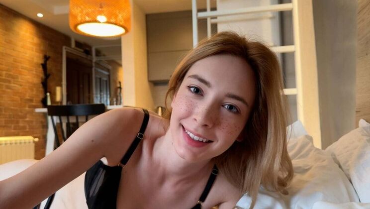 Morning POV Sex with Skinny Petite Teen Loly Nebel - Homemade 4K