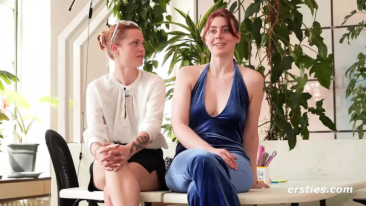 Lesbian Office Bondage: Lindsey Cruz Dominates with Rope and Big Tits