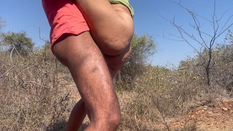 Hot Indian Bhabhi Fucked Hard in Jungle by Young Man for Money
