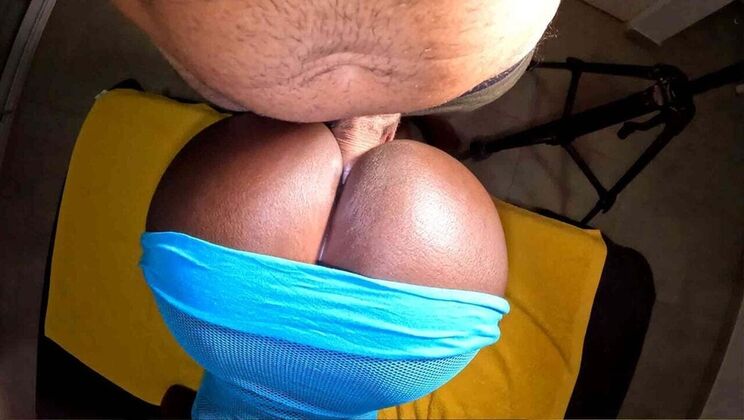 POV Doggystyle Fuck with Big White Cock and Bubble Butt Creampie