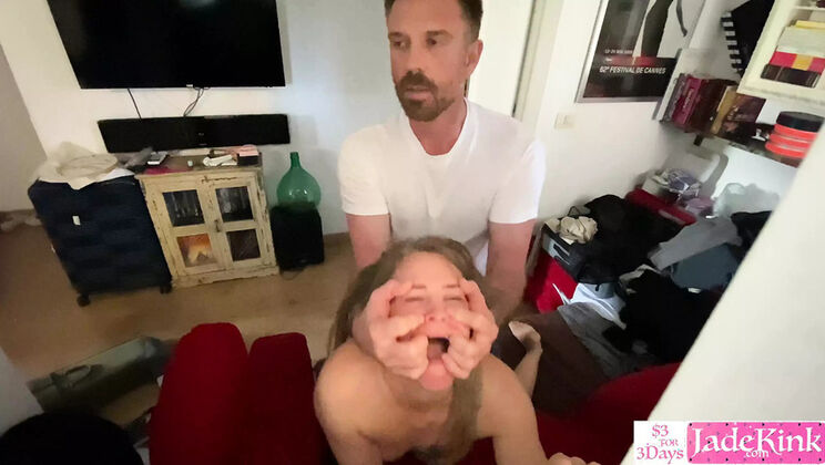 Submissive Teen Gets Dominated By Pervert Daddy in Rough BDSM Sex