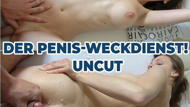 Mary Wet Gives a Hot Morning Blowjob to Uncut Cock - Big Tits & Cumshot