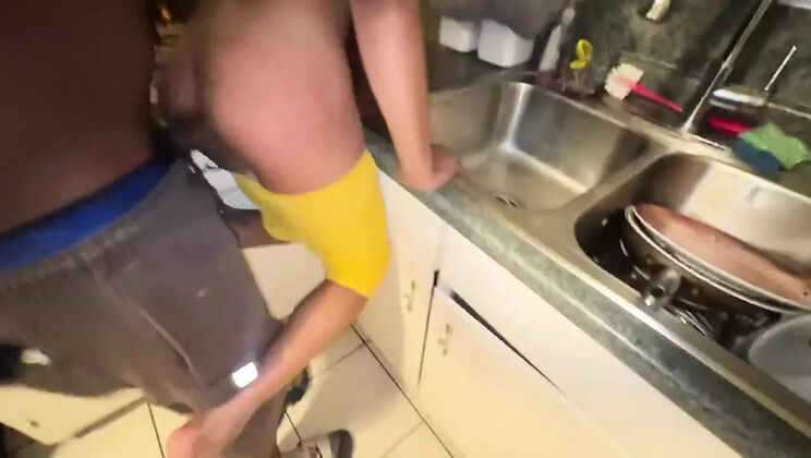 Daddy Stretches My Ass Wide Open - Gaping Hole For Big Black Cock