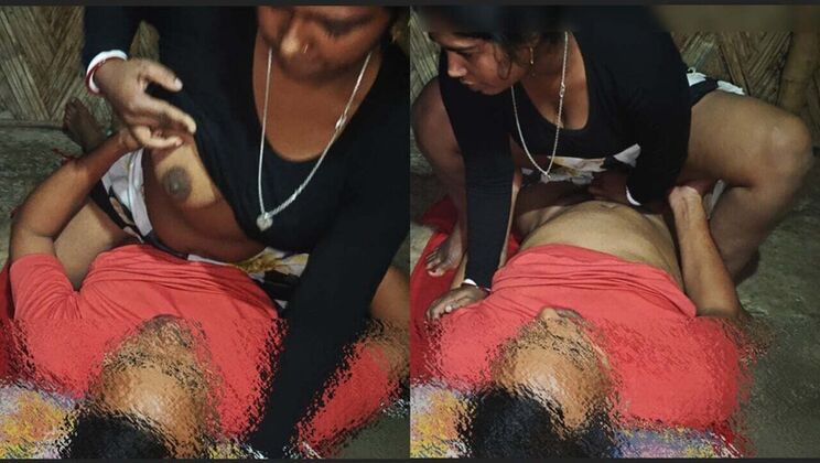 Desi Bhabhi Fucks on the Floor - Semadarling Hot Indian Stepmom Creampie