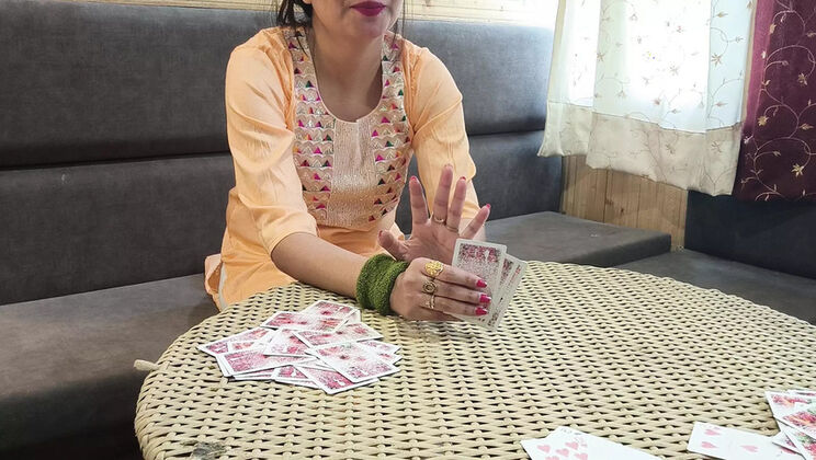 Desi Bhabhi Loses Pussy in Hot Card Game - Stepsister Fucked Hard