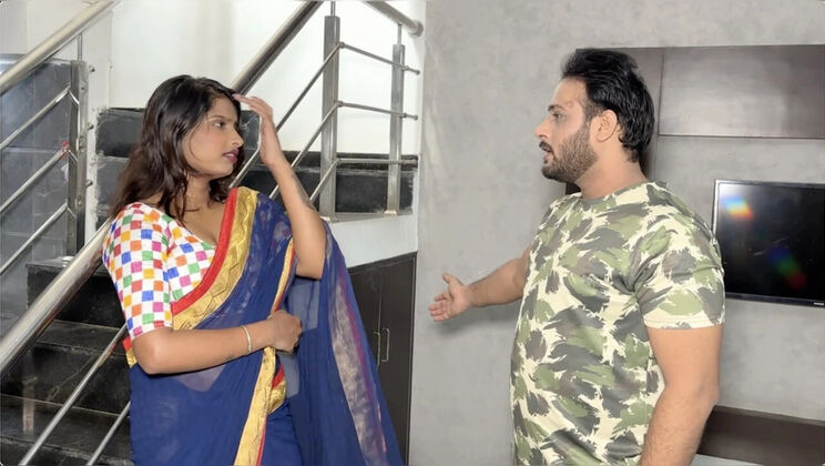 Hot Indian Wife Cheats On Husband With Neighbor - Desi Sex Scandal
