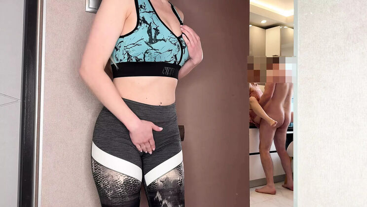 Stepmom Can't Resist Stepson's Big Cock - Hot Russian MILF Rides Him Hard with English Subs