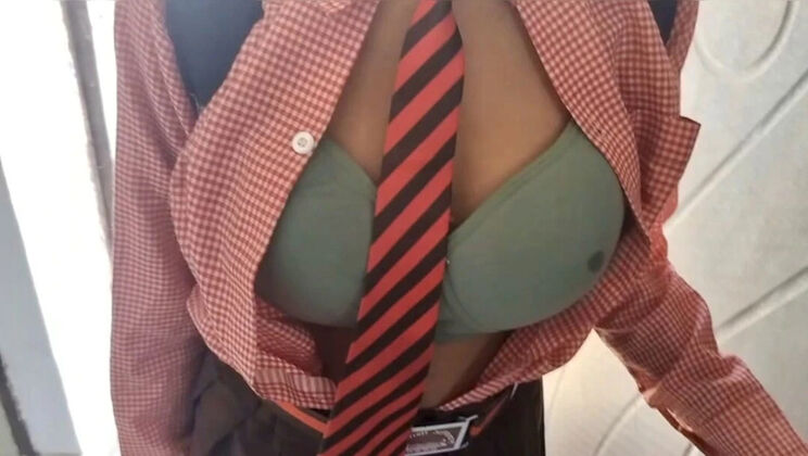 Hot Desi Village Girl Sex MMS - College Babe in Uniform Fucked Hard