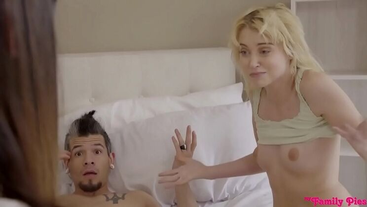 Hot Step Sister Emily Willis Can't Get Enough - Threesome with Bambino & Chloe Couture