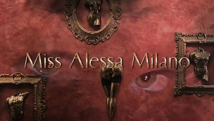 Hot German Femdom Miss Alessa Milano Rough Anal Fisting & Pegging - BDSM Slave Training