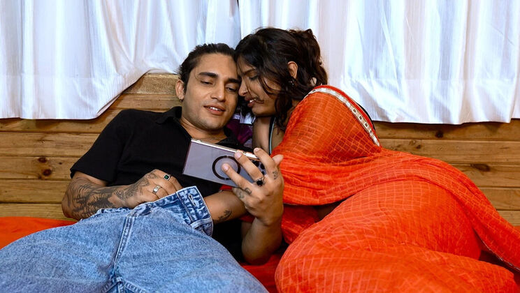 Indian Couple Fucks Hard After Watching Porn - Rough Hindi Sex with Aaka & HOTMASTI