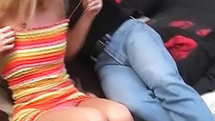 Hot German blonde rides huge cock in amateur cowgirl fuck