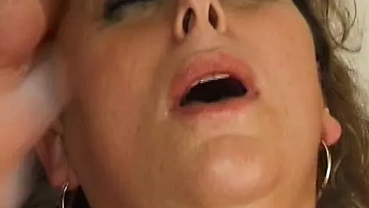 Hot French Granny Takes Double Penetration in Hardcore Threesome