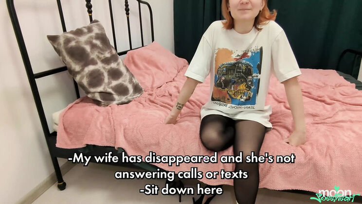 Horny Redhead Wife Fucks Friend's Big Cock - Dirty Talk & Creampie