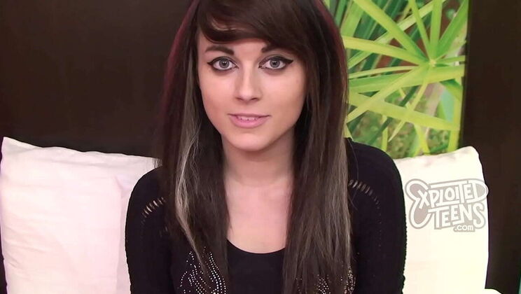 Hot Russian teen amateur gives blowjob and masturbates in POV teen porn