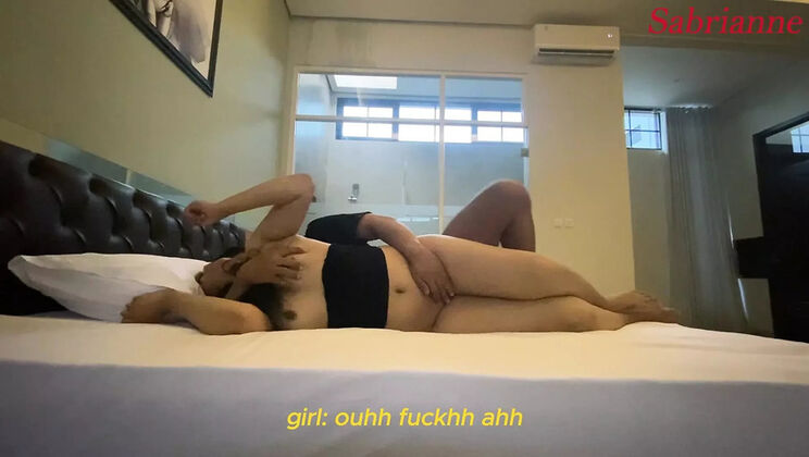 Hot Indonesian College Girl Sabrianne Learns Rough Sex - Tight Pussy & Big Ass Moaning