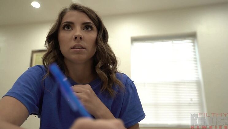 Ava Eden First Time Audition - Teen Babe Sucks Big Dick on Casting Couch